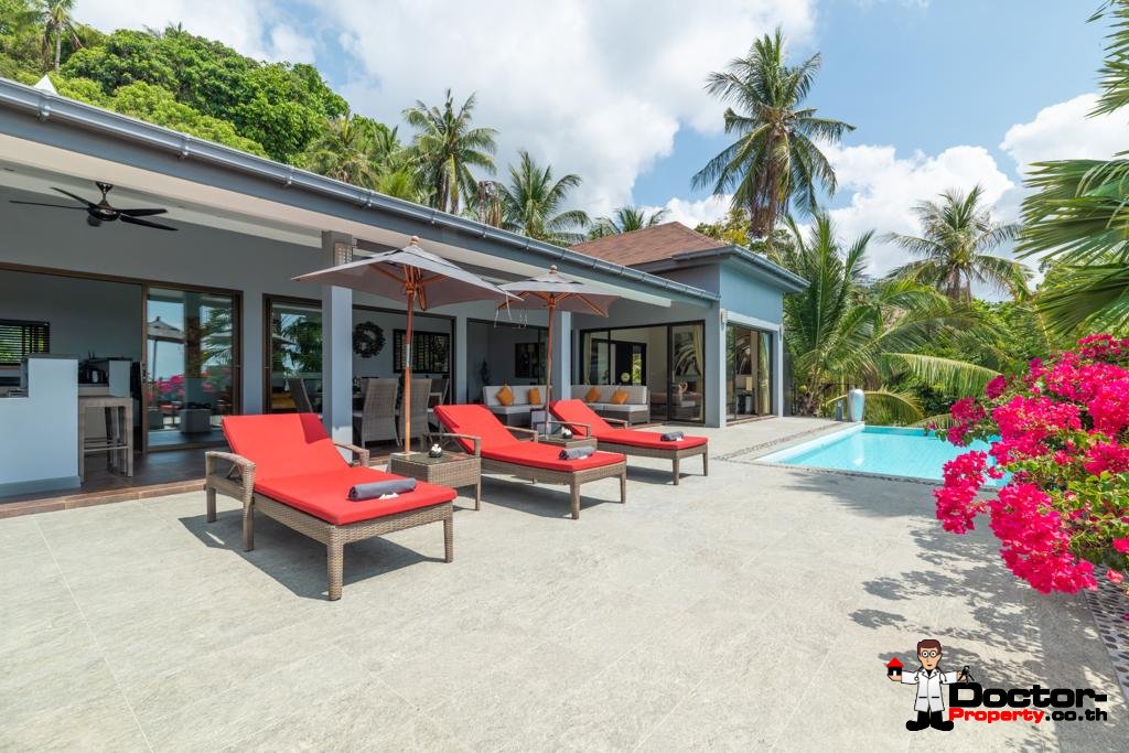 Privat Pool Villa with 3 Bedrooms – Lamai -Koh Samui – for sale